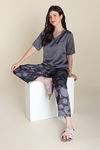 Zivame Satin Sleepwear Set - Vapor Blue — thumbnail 1